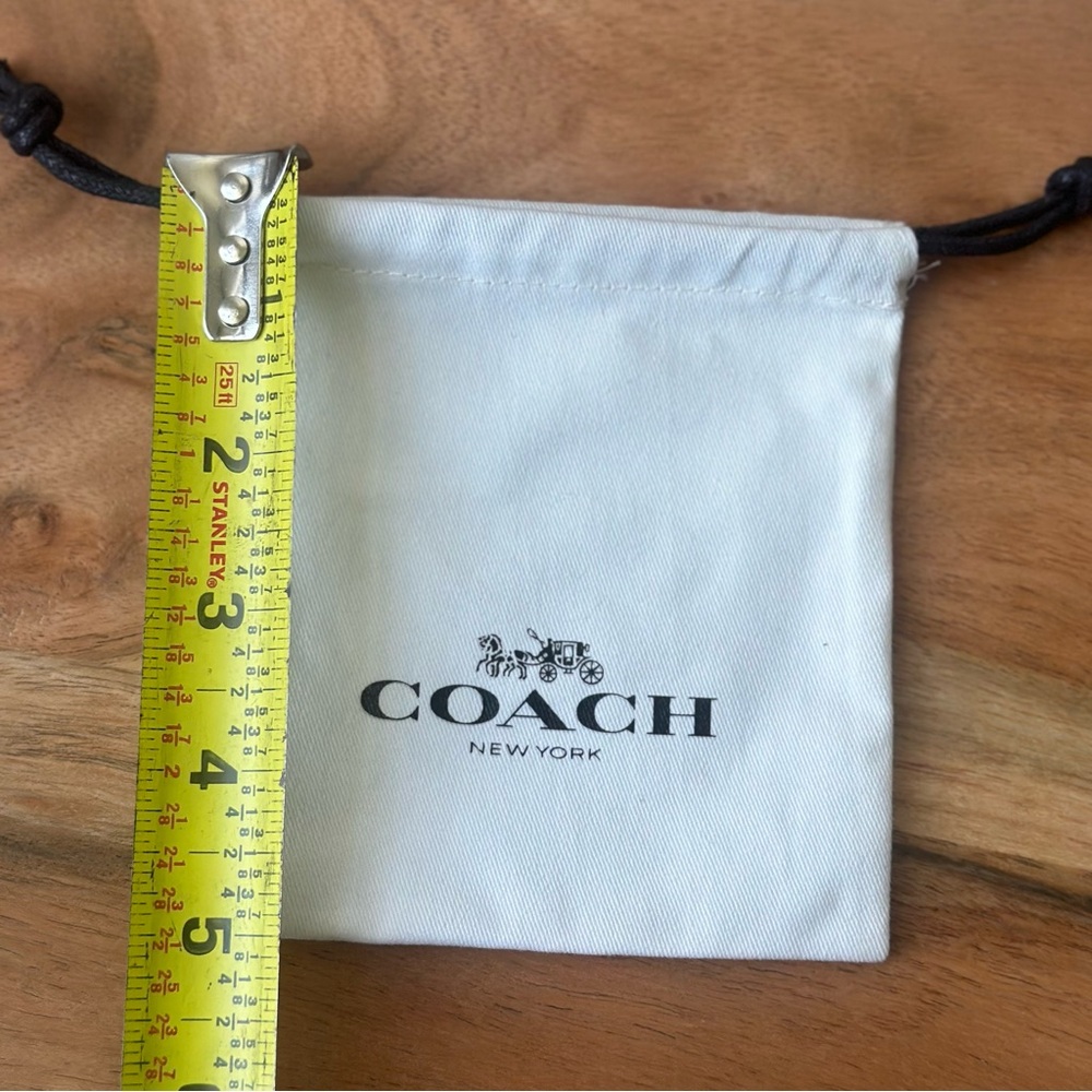 Coach Jewelry Drawstring Pouch - Picture 3 of 3